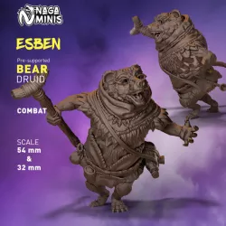 $4.99(Pre-supported) Bear Folk Druid