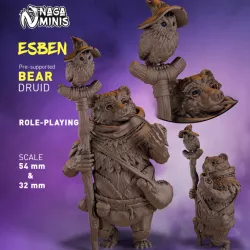$4.99(Pre-supported) Bear Folk Druid