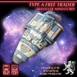 $4.99Type A Free Trader Traveller Miniatures