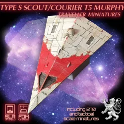 $4.99Type S Scout Courier T5 Murphy Traveller Miniatures
