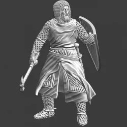 $5.00Medieval knight with Warhammer