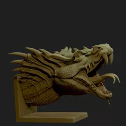 $5.00Snake Lord Bust