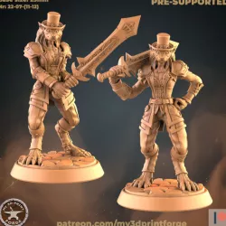 $5.50Werewolf Female with Sword Two models