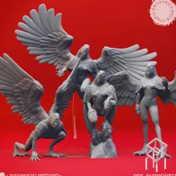 $5.99Harpy Mob - Tabletop Miniature (Pre-Supported)
