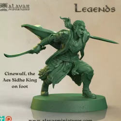 $6.00Cinewulf, the Aes Sidhe King on foot