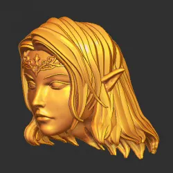 $6.00female-elf-head