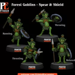 $6.00Forest Goblins - Spear & Shield