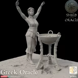 $6.00Greek Oracle with Brazier - Shield of the Oracle