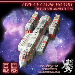 $6.49Type CE Close Escort Traveller Miniatures