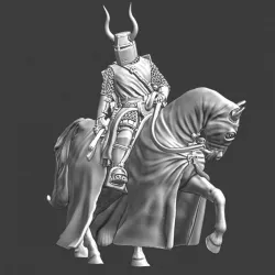 $7.50Medieval crusader mounted with axe