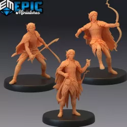 $8.90Fey Elf Spring Set / Male Forest Warrior / Fairy Elvish Tribe