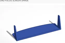 9" Android Head Unit Screen Shade