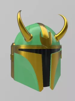 Another Loki Mandalorian Helmet