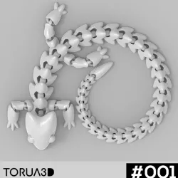ARTICULATED DRAGON #001