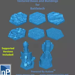 Battletech Buildings and Bases - pack 2