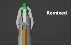 Better Prongs for 11th Doctor Sonic Screwdriver Redrawn
