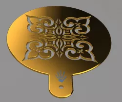 Bread / Cake Stencil - Palestinian Design1