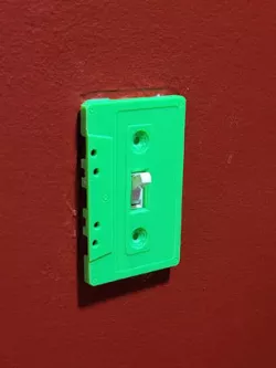 Cassette Light Switch Plate