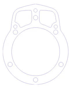Cylinder/Base gasket for Royal Enfield 500/535 EFI models
