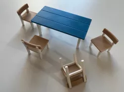 Dollhouse Dining Table Set