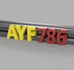English Alphabets for 2020 Extrusion