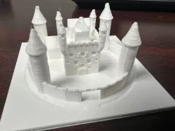 Fantasy Castle with Mote
