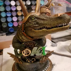 FREEBIE: Wicked Marvel Croki Bust: Tested and ready for 3d printing