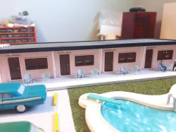 HO Scale Motel Chair