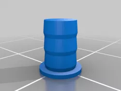 Hose End Cap 4mm inner 6mm outer (6X4)