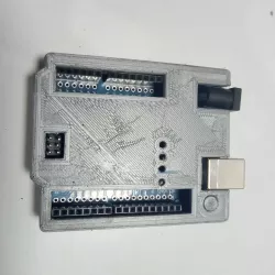 improved arduino uno shield + reset button