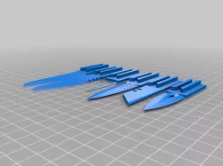 Knife pen spring extra blades