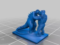 Kong and Godzilla kissing v1
