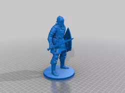 Medieval clone game piece for dnd
