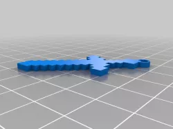 Minecraft Sword Keychain (remixed into keychain)