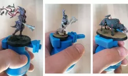 model Painting Handle