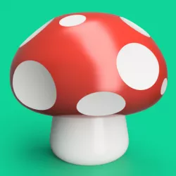 Mushroom Pen Holder 3D print model