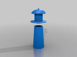 Octobox Lighthouse Container - Thangs Workspace Contest Entry
