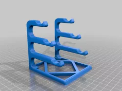 Pen Stand (triple) - Holds 3 pens, pencils, crochet hooks, markers, etc