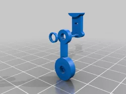 Put together landing gear for toy planes.