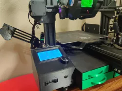 Reinforced Side Spool Mount with Wire Covers optional Cable Chains