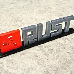 Rust Logo Stand
