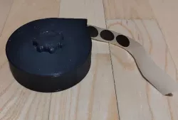 Shooting target repair sticker dispenser