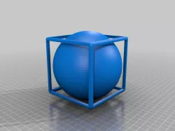 Sphere in a cube