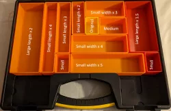 Stanley Organizers - Odd size bins