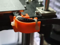 Strain Relief / Bracket Hotbed Cable 90 Degrees Rear