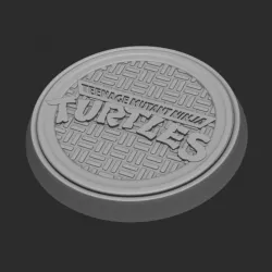 TMNT Sewer Lid Base