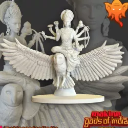 Uluka Carrying Lakshmi - Mindfulness in Prosperity