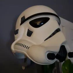 Wall Mount for Helmets - uses command strips