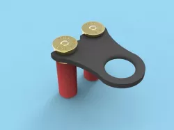12 GA SHOTGUN SHELL FINGER MOUNT