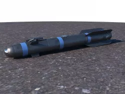 AGM-114 Hellfire II Missile 3D model